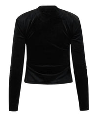 STEVE MADDEN Maddilyn Long Sleeve Top in black - women's t-shirt - alternate view