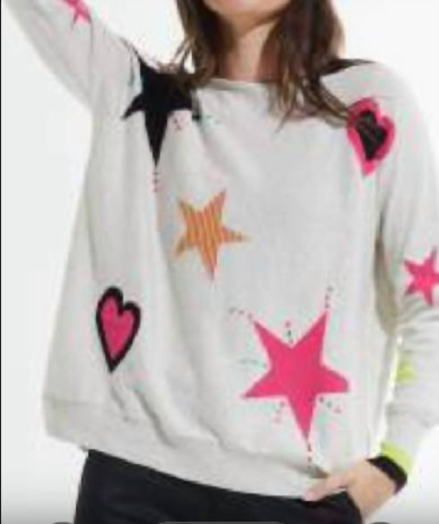 Zaket & Plover - Hearts and Stripes Sweater