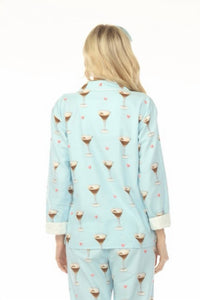 Pj Salvage - Espresso Martini Flannel Pajama Set