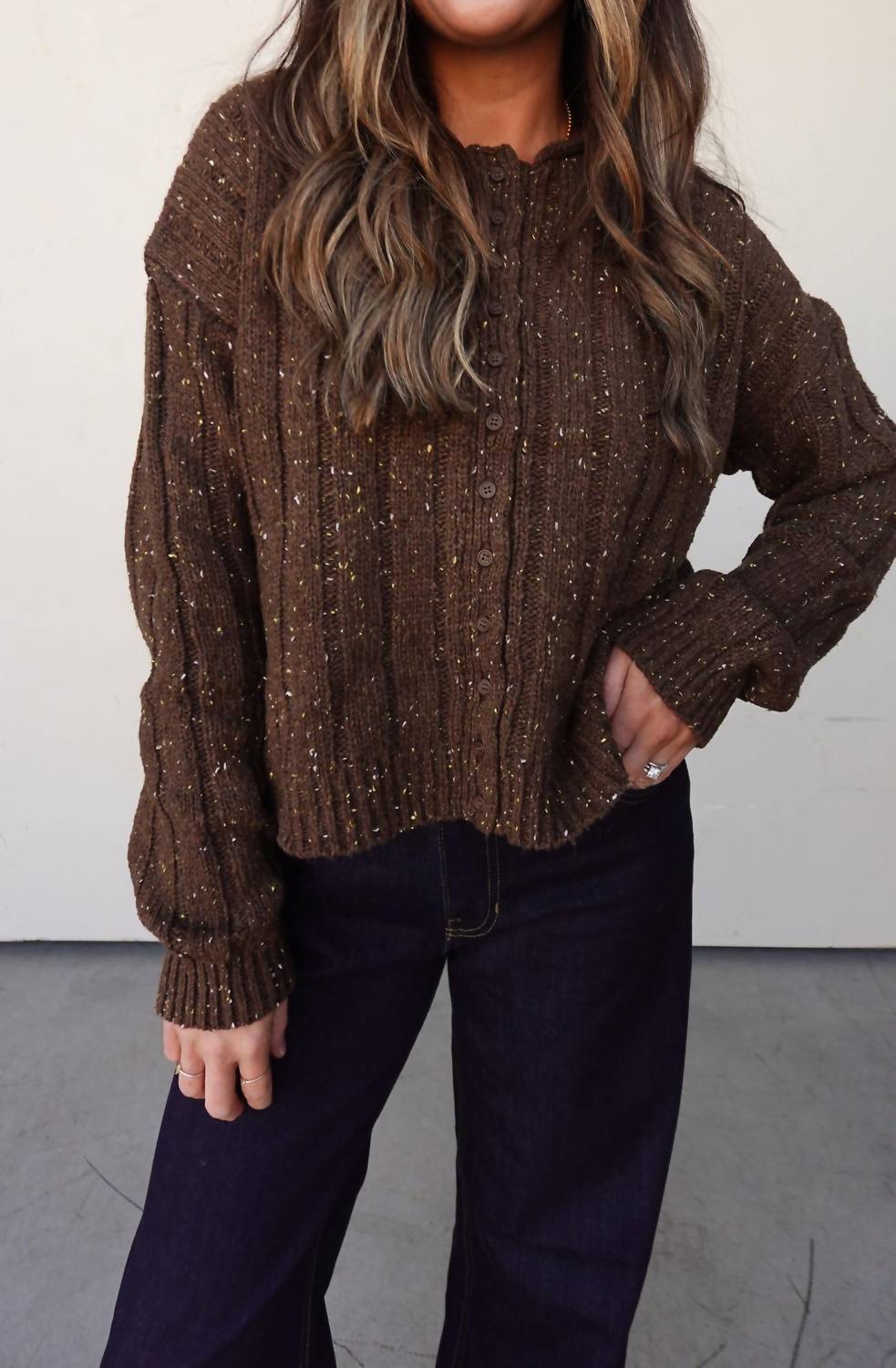 Mod Ref - Ribbed Knit Cardigan