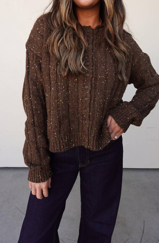 Mod Ref - Ribbed Knit Cardigan