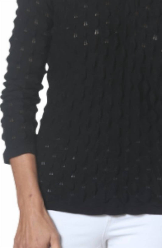 J'Envie/Eli - Textured V Neck Top