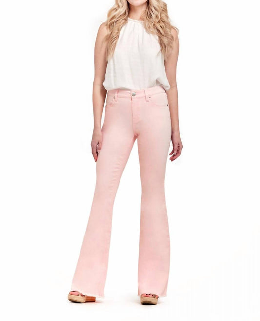 1822 Denim - 34" Mid-Rise Flare Jeans Blush