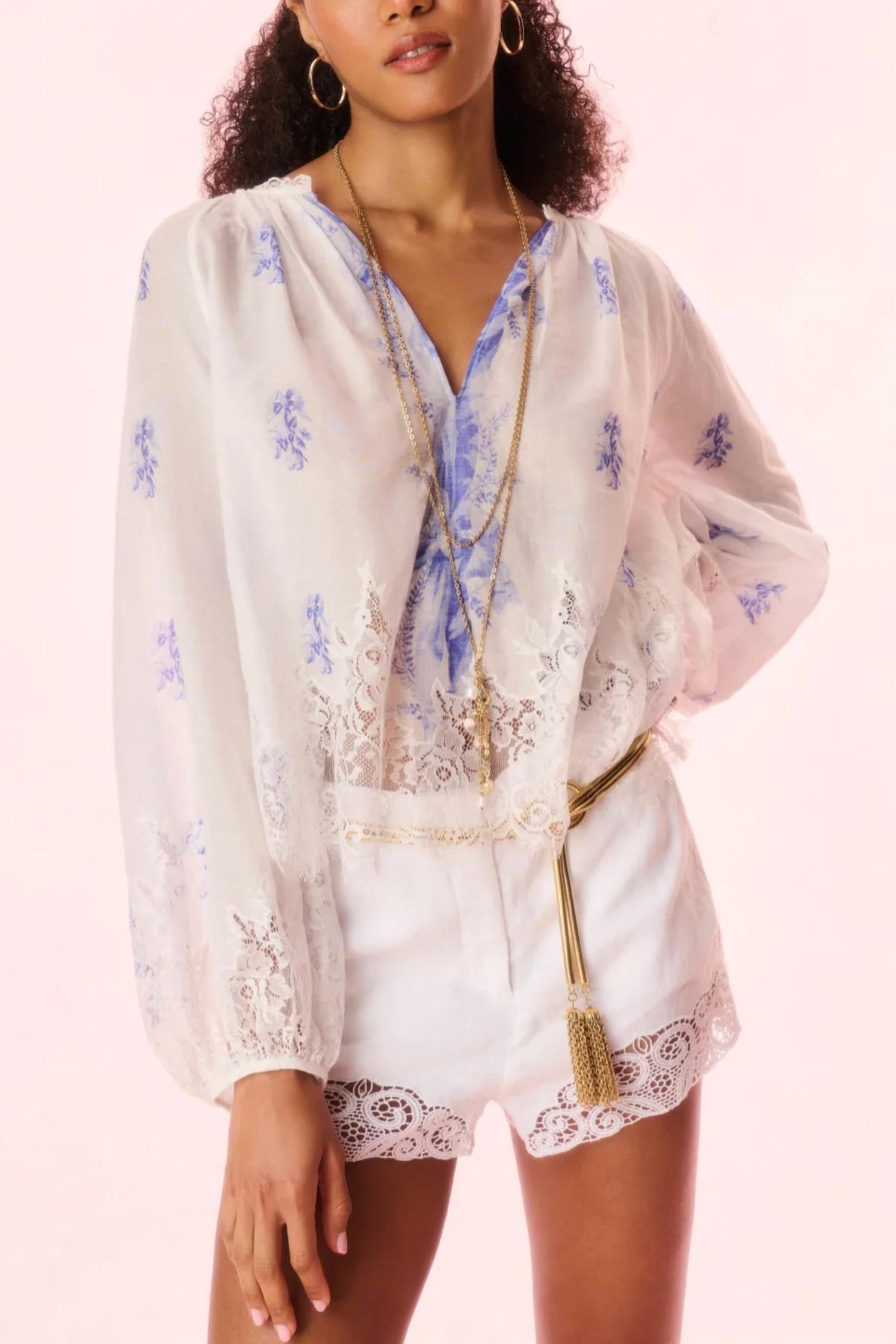 Loveshackfancy - Dresner Cotton Lace Top