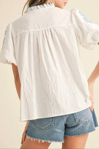 &Merci - Santorini Stitch Top
