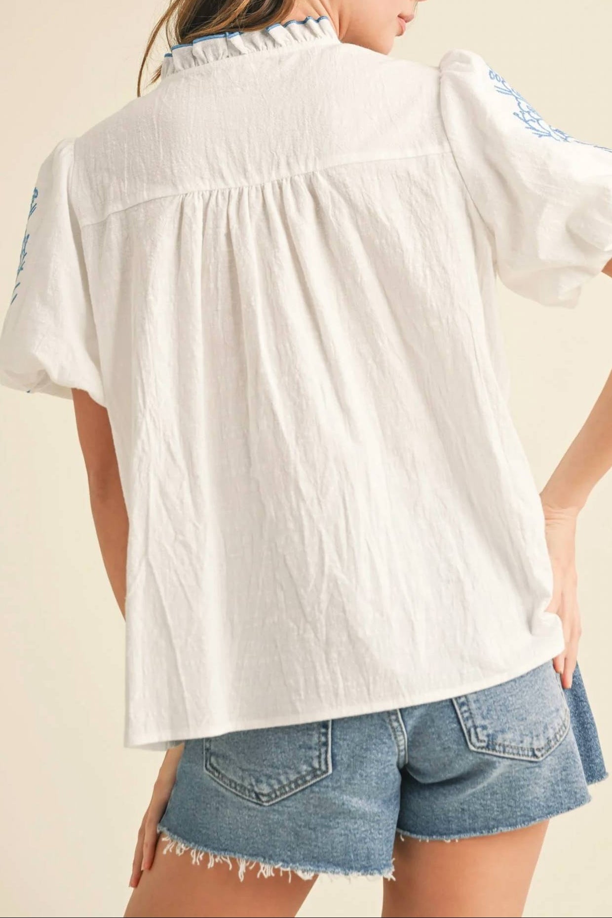 &Merci - Santorini Stitch Top