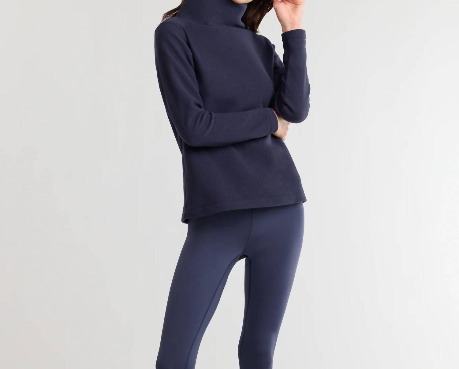 Dudley Stephens - Greenpoint Vello Fleece Turtleneck Sweater
