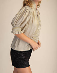 Glam - Miriam V-neck Blouse