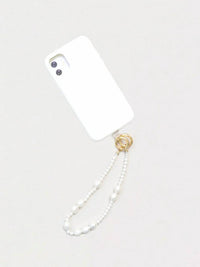 By Lilla - Women's Charlie Pearl Phone Strap Bag Charm