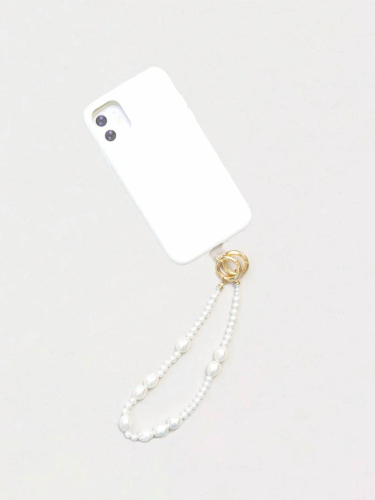 By Lilla - Women's Charlie Pearl Phone Strap Bag Charm