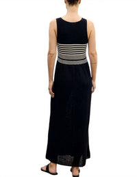 Sita Murt - Stripe Detail Knitted Midi Dress