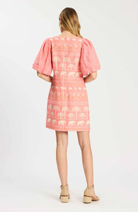 Tyler Boe - Lexi Linen Tropical Mini Dress