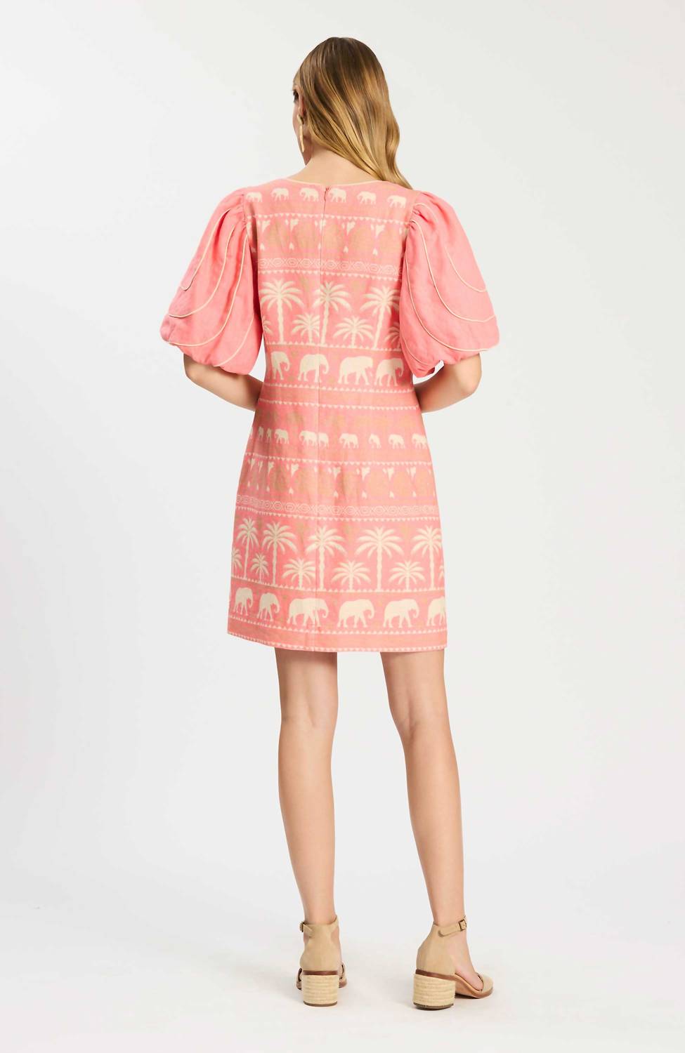 Tyler Boe - Lexi Linen Tropical Mini Dress