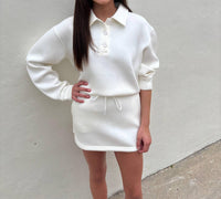 English Factory - Scuba Mini Skirt