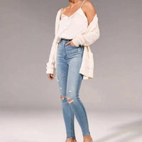 Abercrombie & Fitch - Ripped Ultra High Rise Super Skinny Jeans