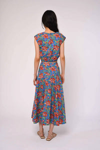 LOVE THE LABEL Cambrie Tank Top in archive tulip liberty print - women's tank top - alternate view