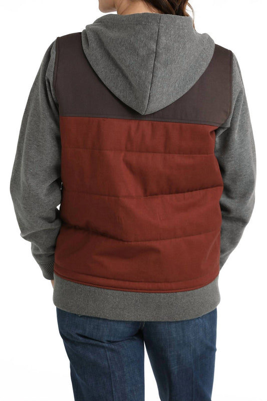 Cinch - Canvas Burgundy Hoodie Jacket