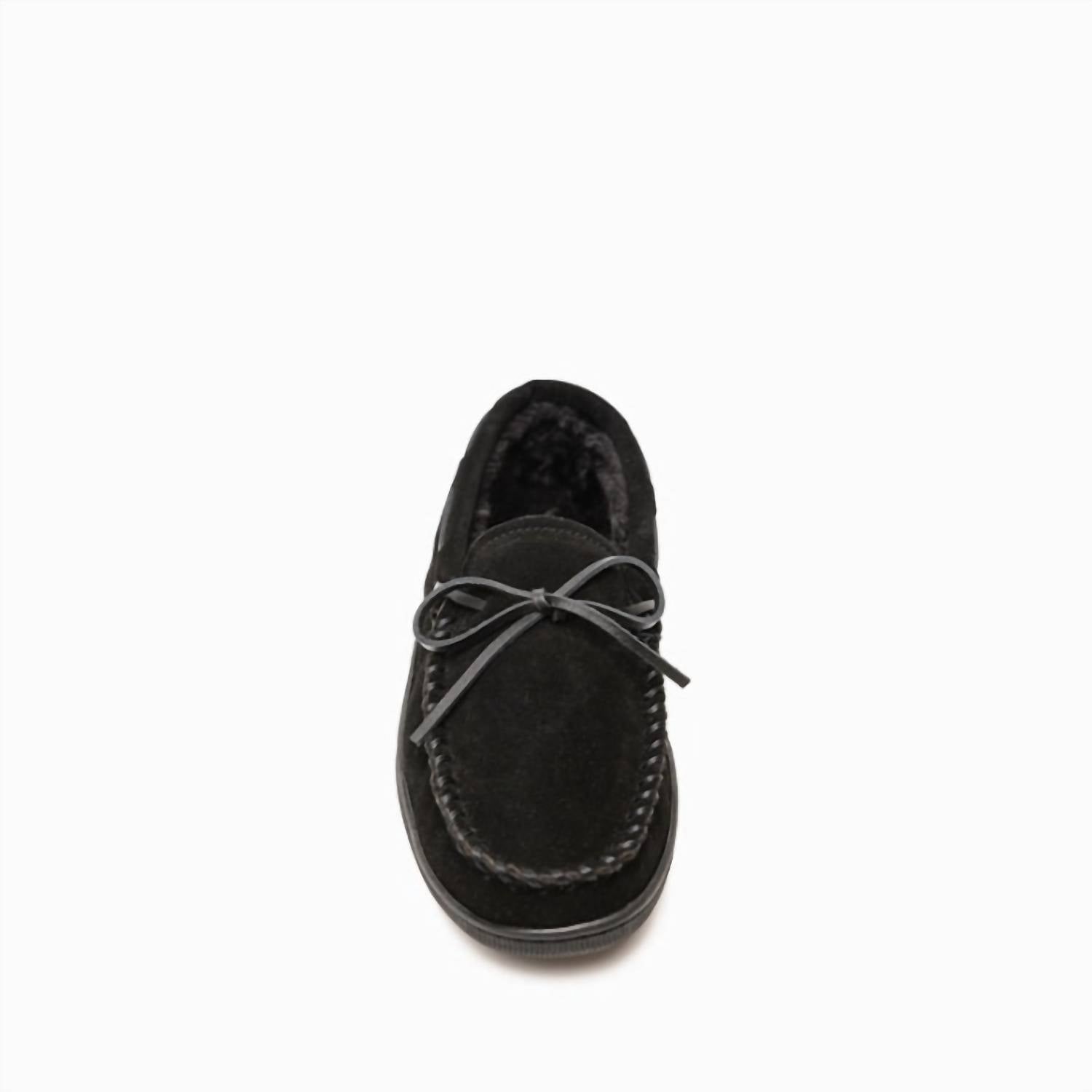Minnetonka - Men's Pile Lined Hardsole Moccasins