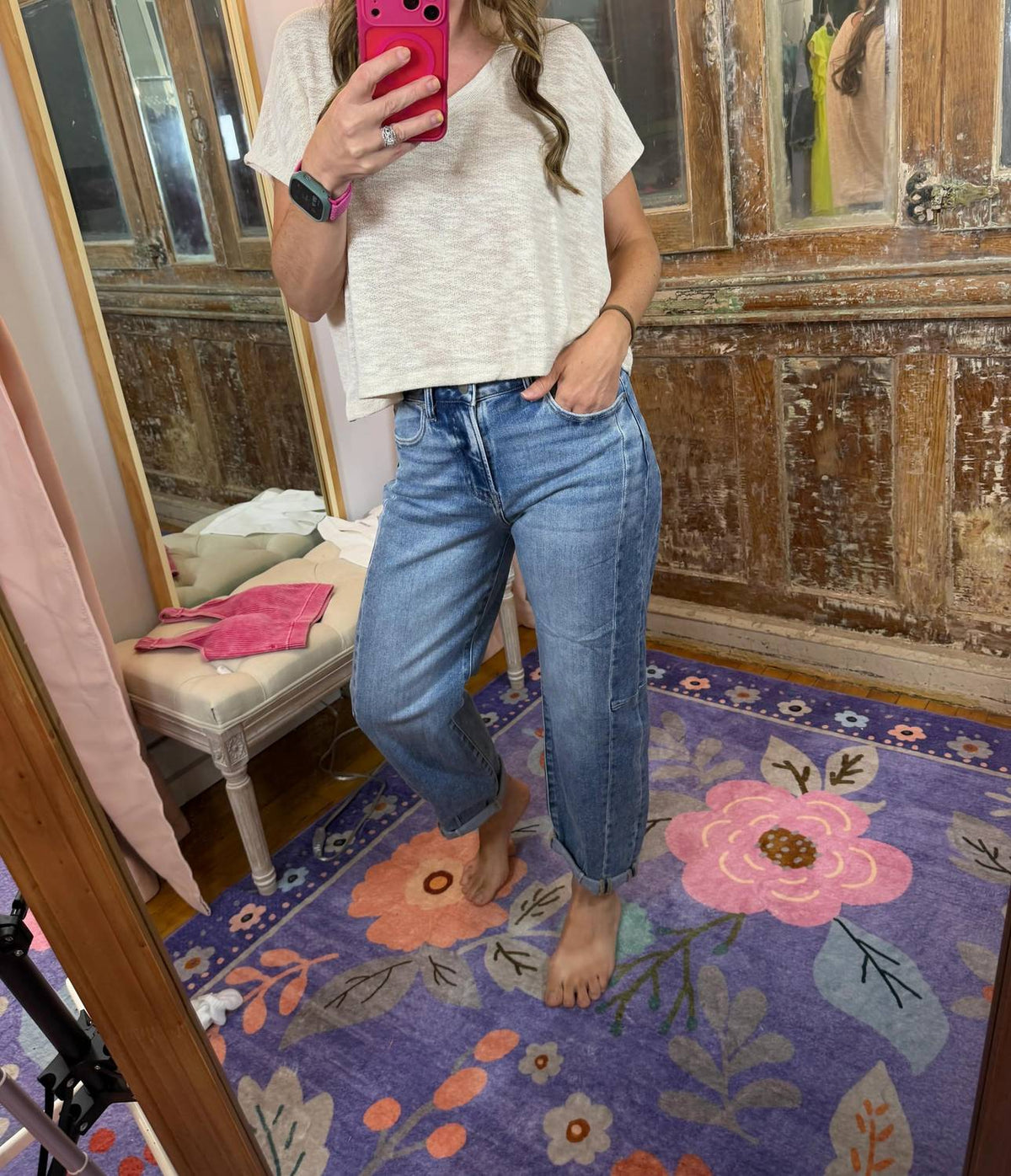 Risen - Midtown Muse Barrel Jeans