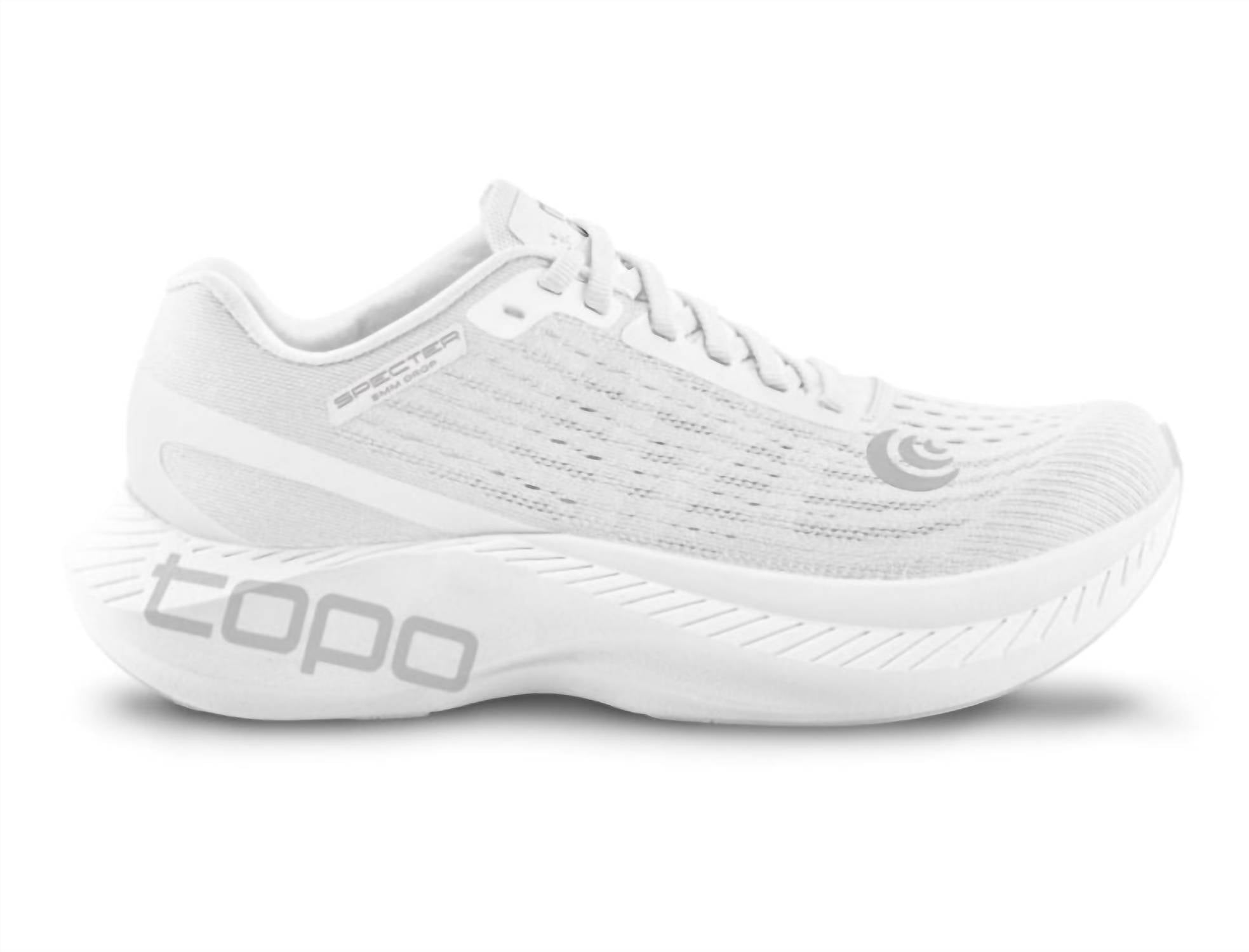 Topo Athletic Men's Specter Road Running Shoes in white grey - men's sneaker