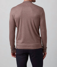 Raffi - Aqua Cotton Mock Neck Top