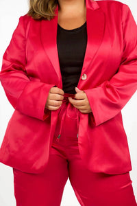 Geegee - Two Piece Set Jacket And Pants - Plus