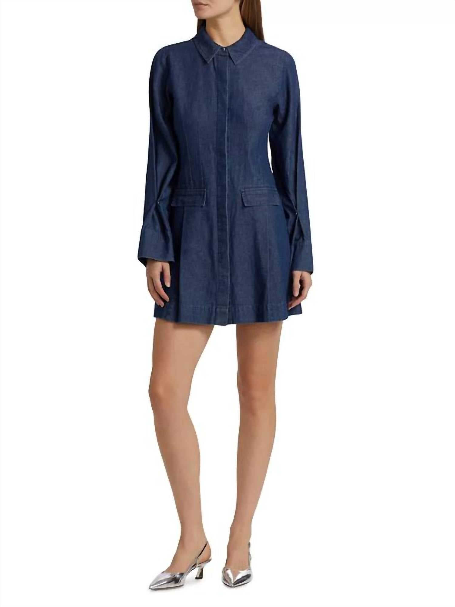 Derek Lam 10 Crosby - Danielle Shirt Denim Dress