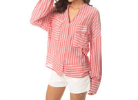 Myra - Striped Oversize Shirt