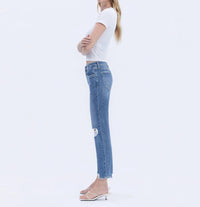 Lovervet - High Rise Boyfriend Distressed Jeans