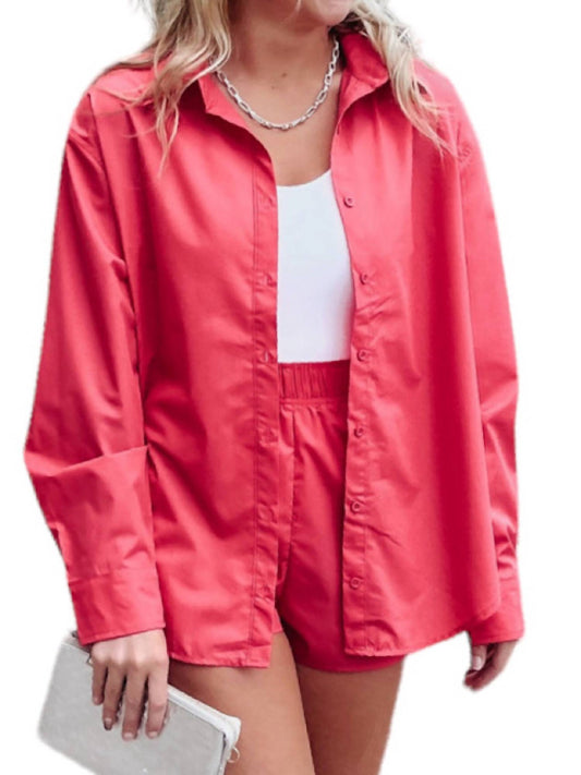 Emory Park - High Rise Side Slit Shorts