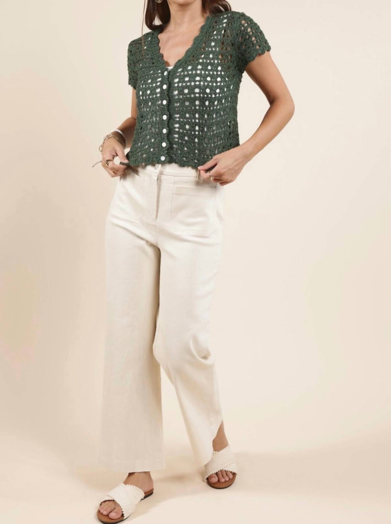 Sadie & Sage - Summer Stitch Crochet Cardigan
