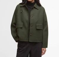 Barbour - Leonie Cropped Wool Blend Overshirt