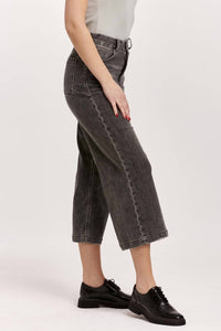 DEAR JOHN DENIM Audrey Super High Rise Cropped Wide Leg Jeans in rhythm - women's pants - alternate view