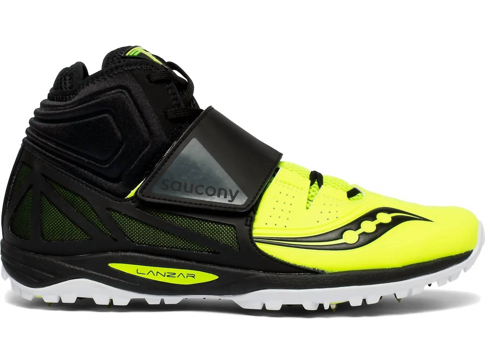 SAUCONY Men's Lanzar Jav2 Shoes in black white - men's shoe