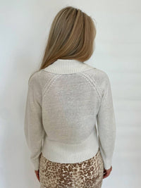 Kinross - Elan Crop Zip Cardigan