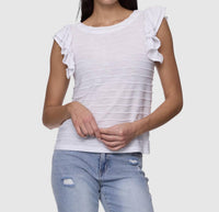 Flags & Anthem - Valerie Scalloped Knit Tank