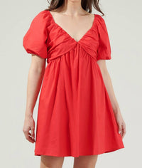 Sugarlips - Leandra Poplin Mini Dress