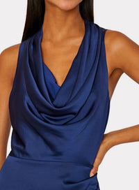 Milly - Nia Satin Cowl Dress