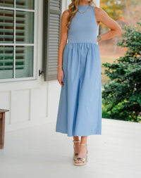Karlie - Solid Mock Maxi Dress
