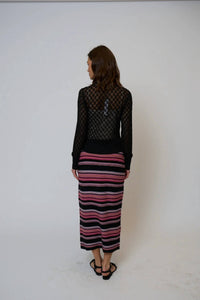 Central Park West - Lilla Pointelle Crew Sweater