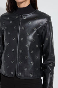 Lysse - Geneva Grommet Vegan Leather Jacket