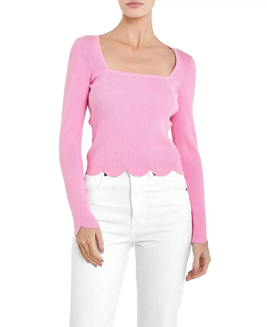 Endless Rose - All For You Scallop Top