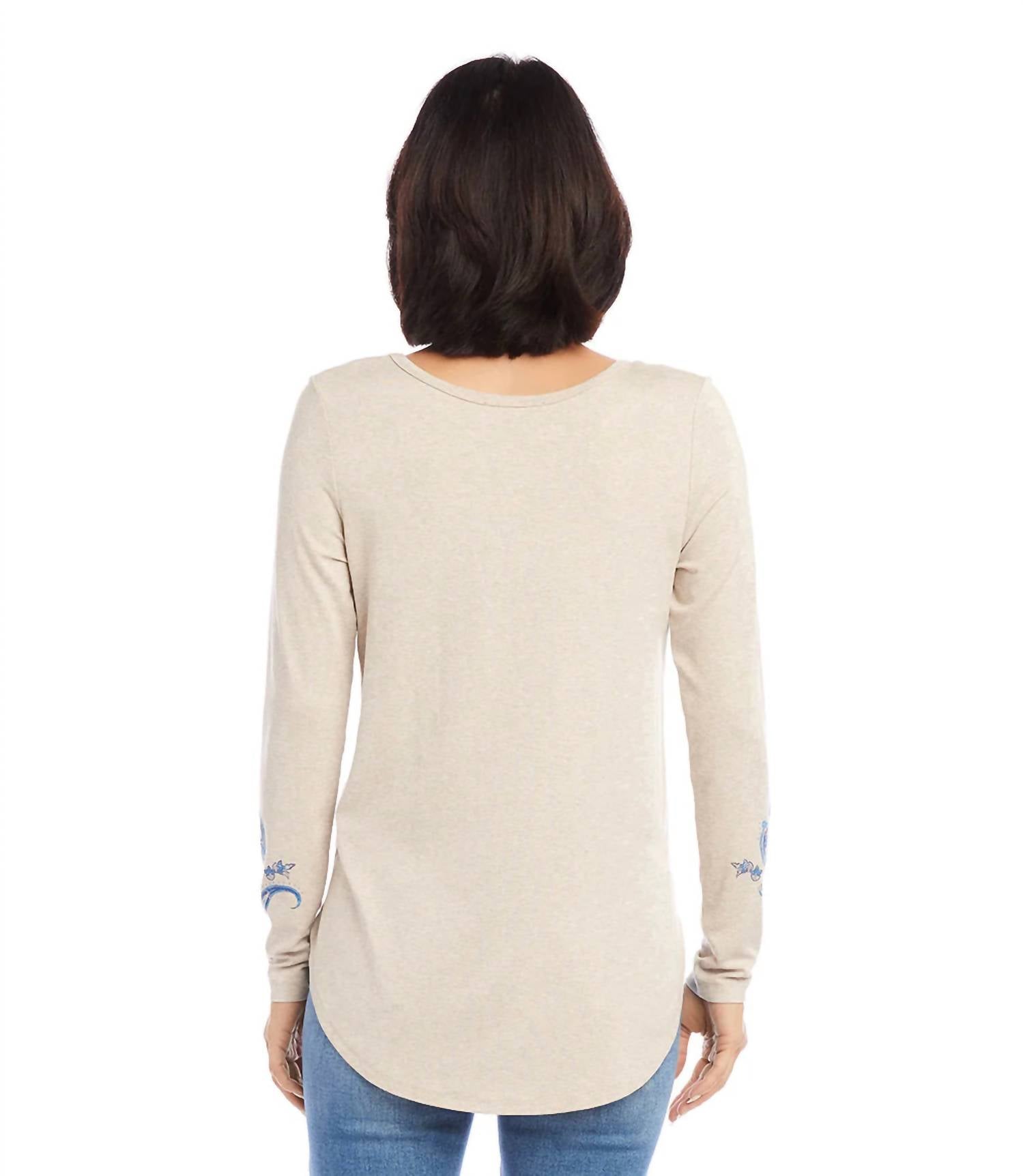 Karen Kane - Oakland Paisley Print Top
