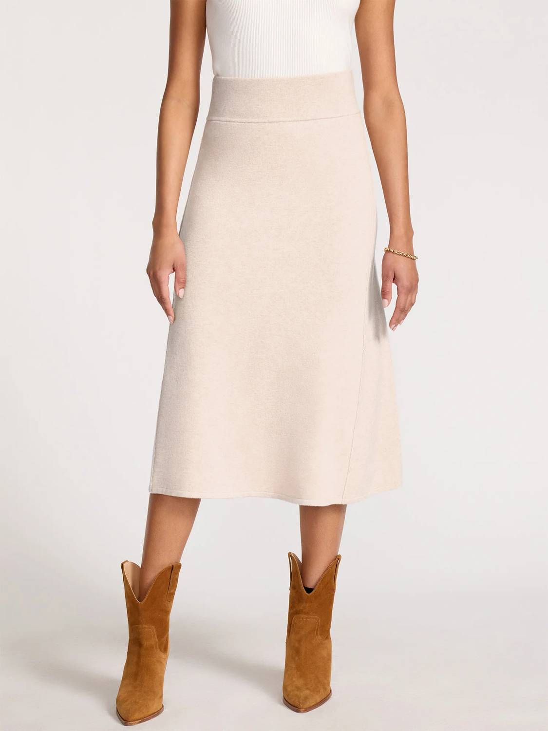 Brochu Walker - Bay Sculpted Knit Midi Skirt