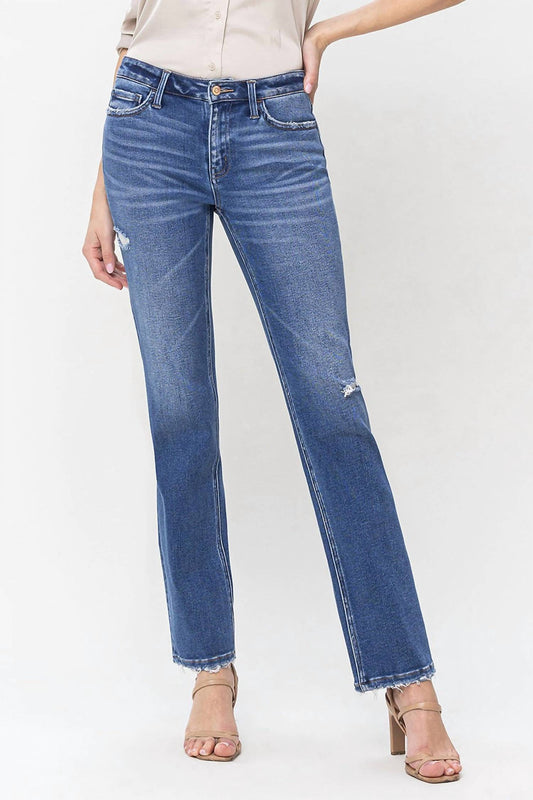 Flying Monkey - Mid Rise Regular Straight Jeans