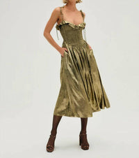 Lil Lemons By For Love And Lemons - Bethany Midi Dress