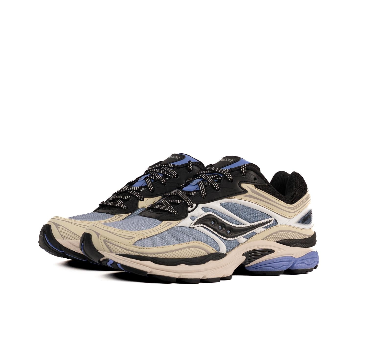 SAUCONY Men's Progrid Omni 9 Sneakers in blue fade - men's sneaker - detail view