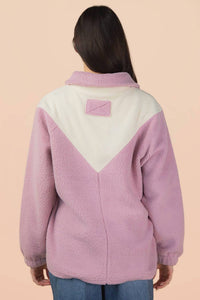 Very J - Cozy Oversized Fleece Pullover Sweatshirt
