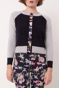 La Prestic Ouiston - Lorient Elbow Patch Cardigan Sweater