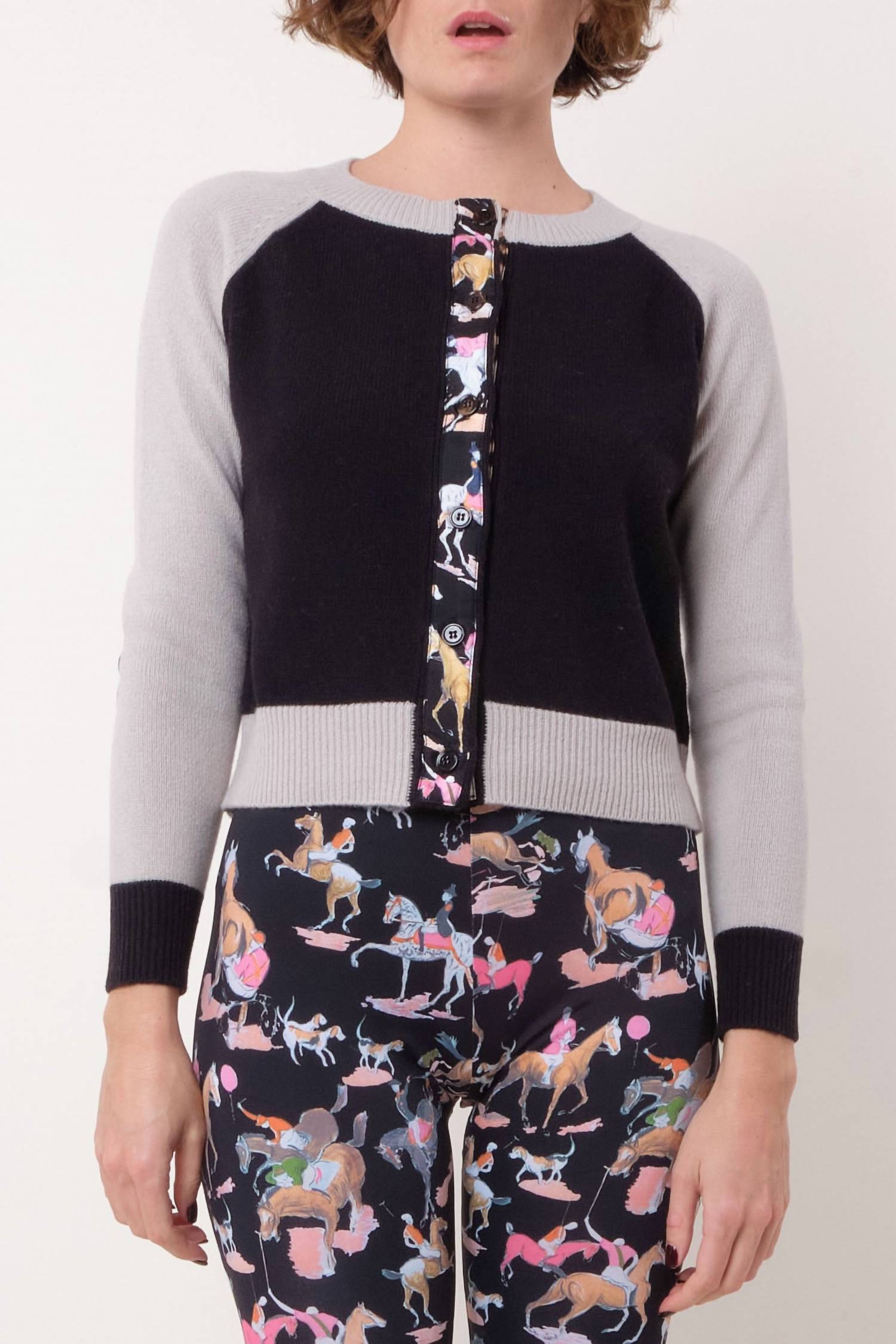 La Prestic Ouiston - Lorient Elbow Patch Cardigan Sweater